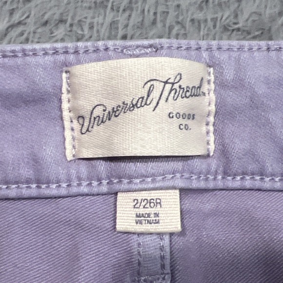 Universal Thread Jeans Womens 2 28x29 Purple Distressed Skinny Smooths & Sculpts - Picture 12 of 16